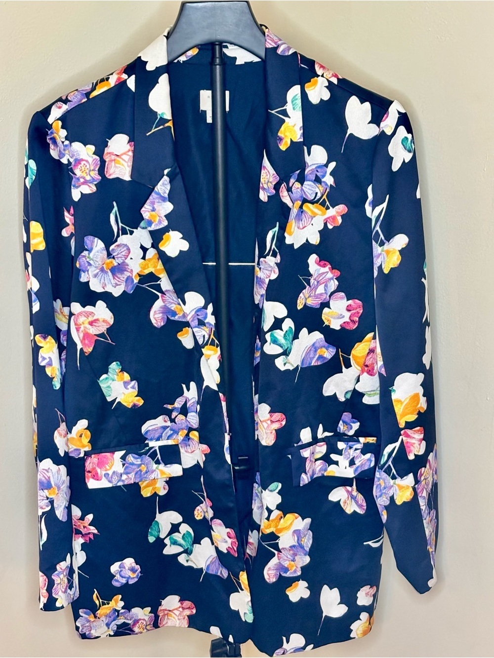 a new day Navy Floral Blazer Jacket